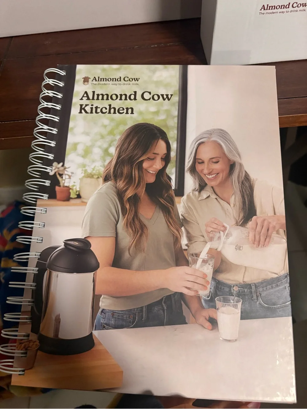 almond cow white cleaning